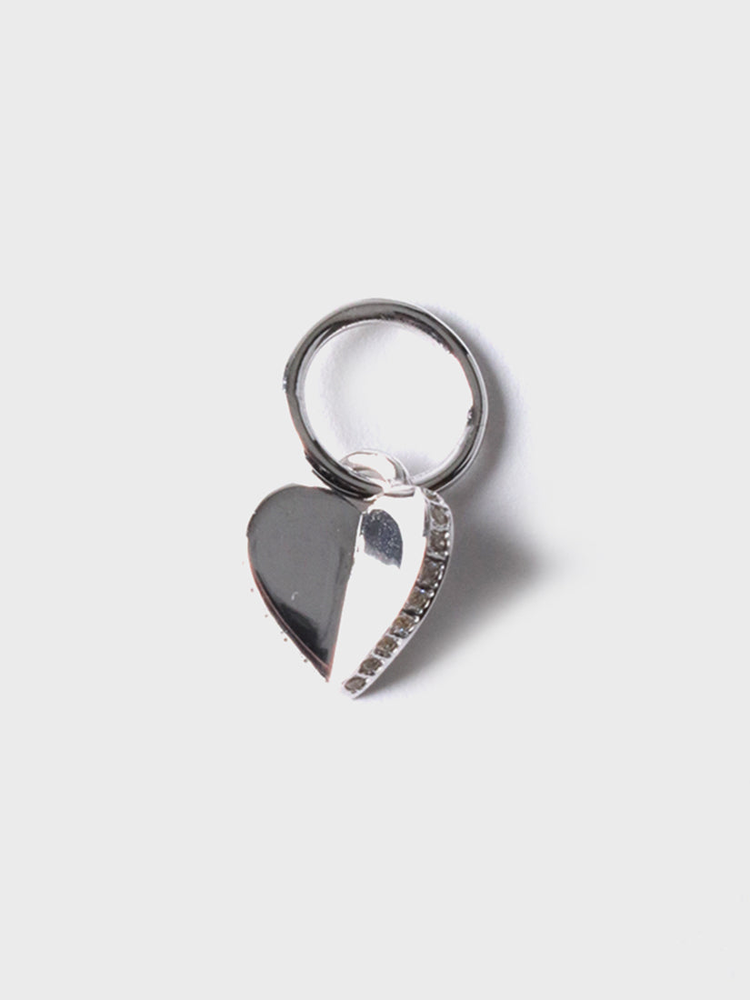 Tiny heart チャーム (silver cubic zirconia) – H.P.FRANCE公式サイト