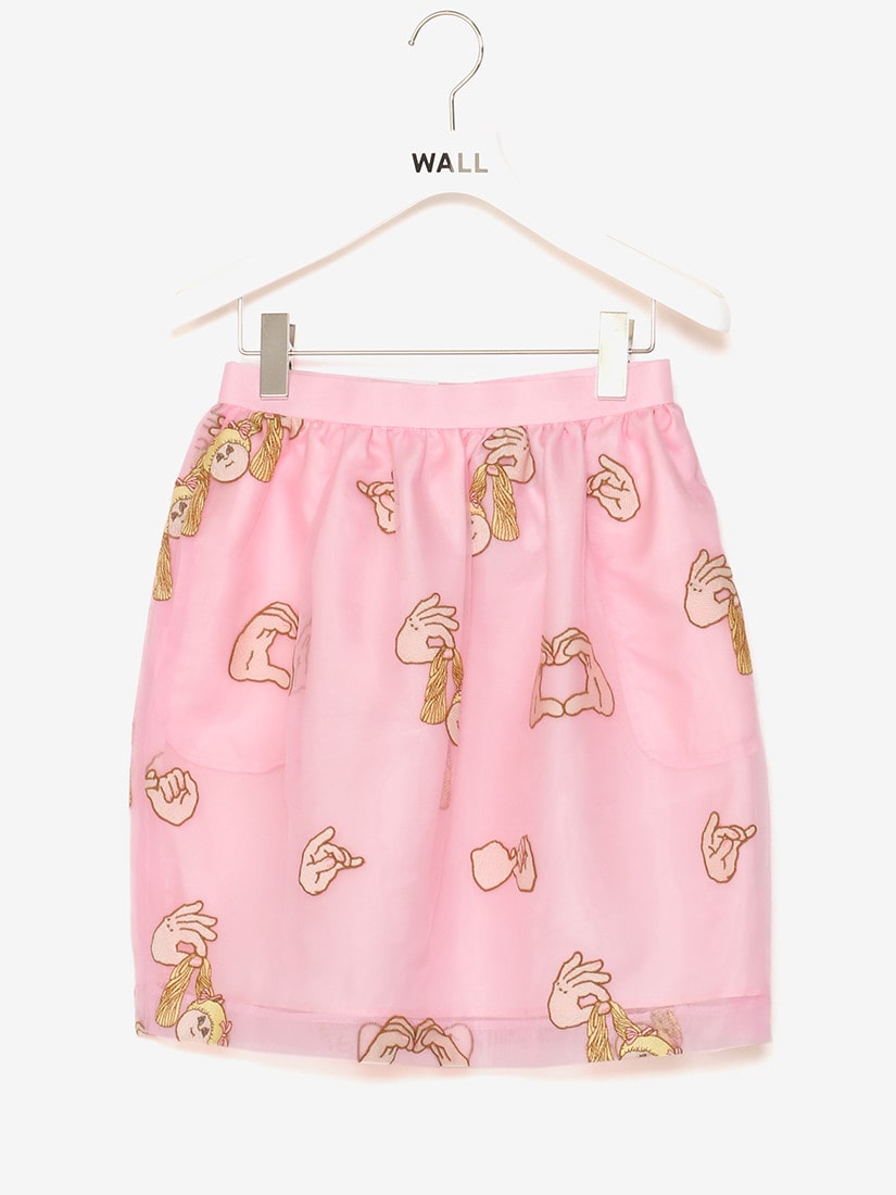 女の子刺繍スカート – H.P.FRANCE公式サイト