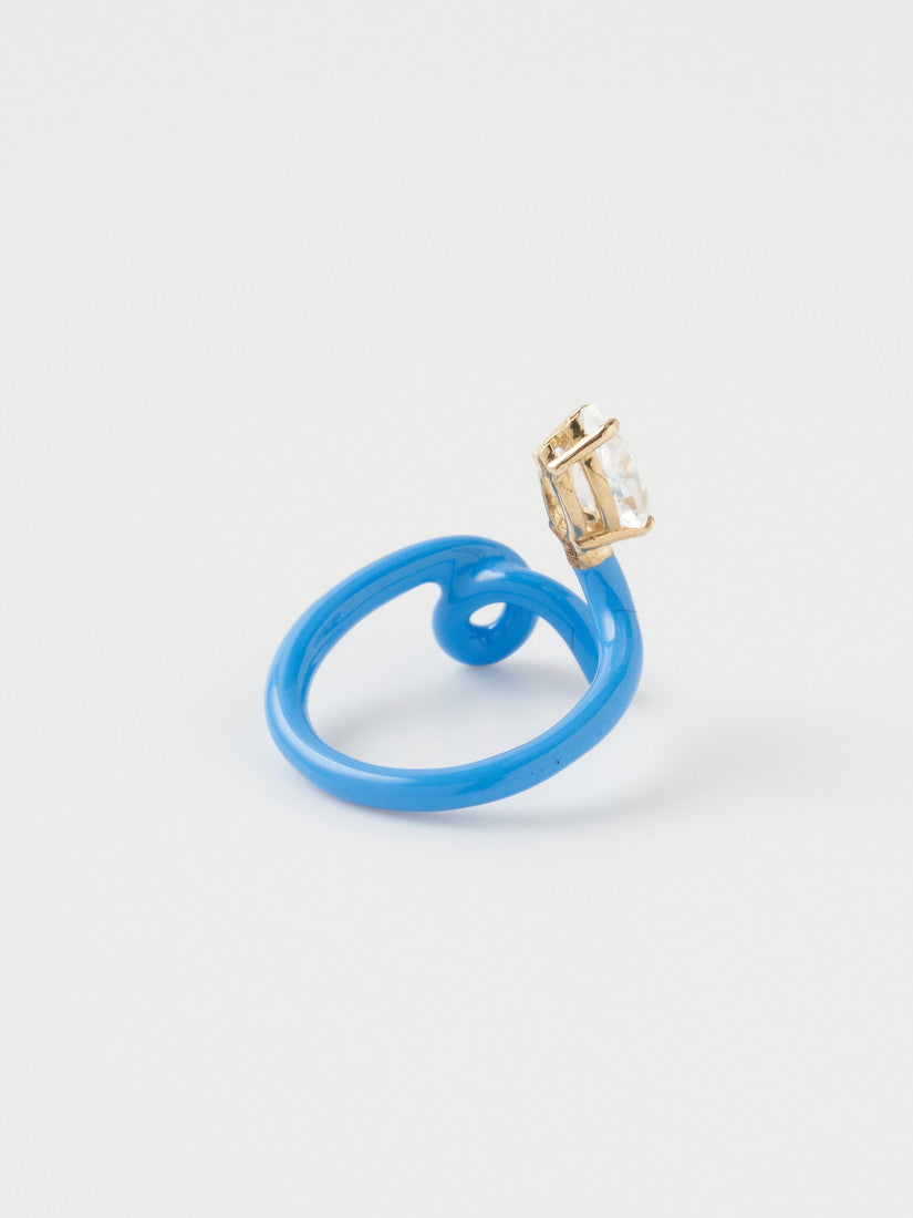 リング BABY VINE TENDRIL RING IN TURQUOISE