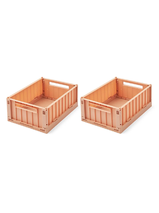 【キッズ】《LIEWOOD》Weston Storage Box Sサイズ 2個セット  / TUSCANY ROSE