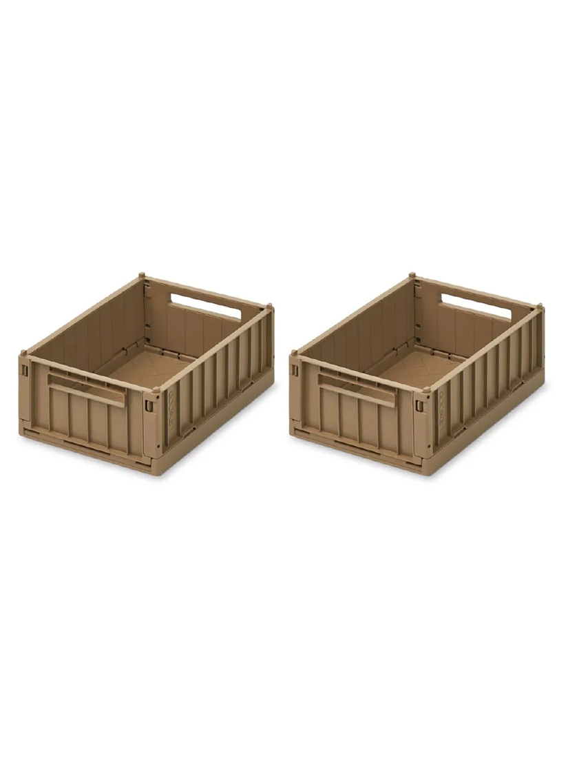 【キッズ】《LIEWOOD》Weston Storage Box Sサイズ / OARTMEAL