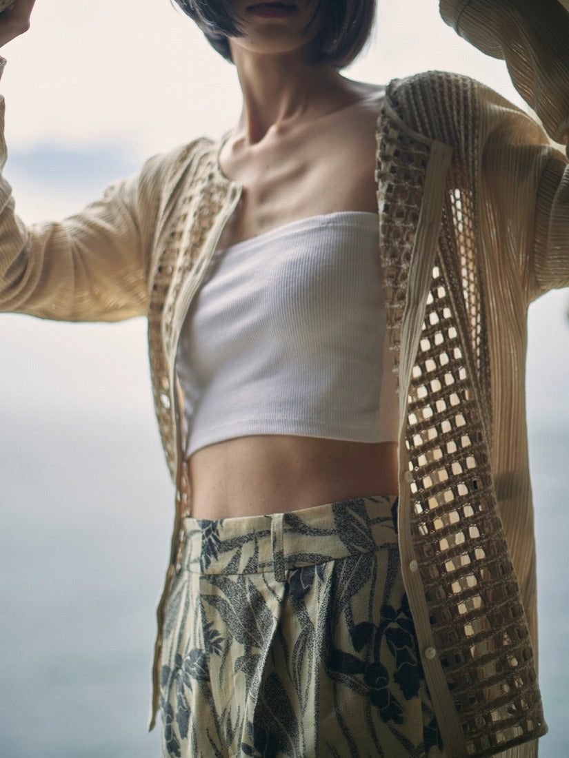 EBONY》Lace カーディガン – H.P.FRANCE公式サイト