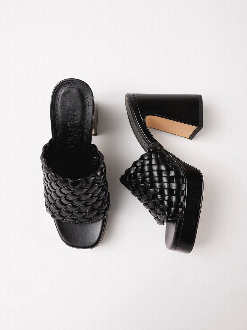 《SOULIERS MARTINEZ》PALOMA WOVEN LEATHER サンダル