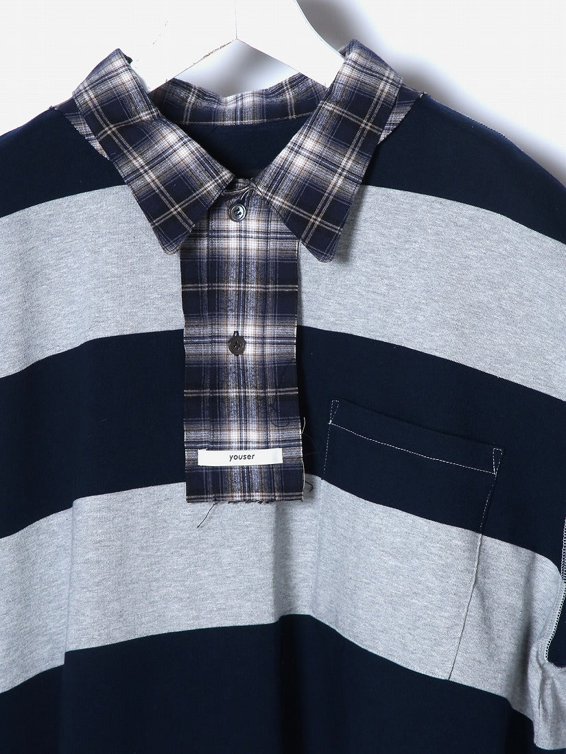 《YOUSER》CHECK KALLA LONGSLEEVE Tシャツ