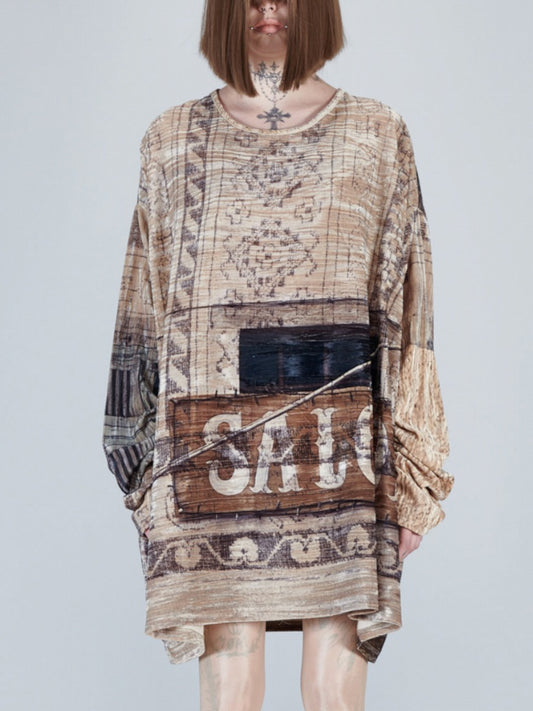 《BARBARA BOLOGNA》OVERSIZE PRINT LI Tシャツ