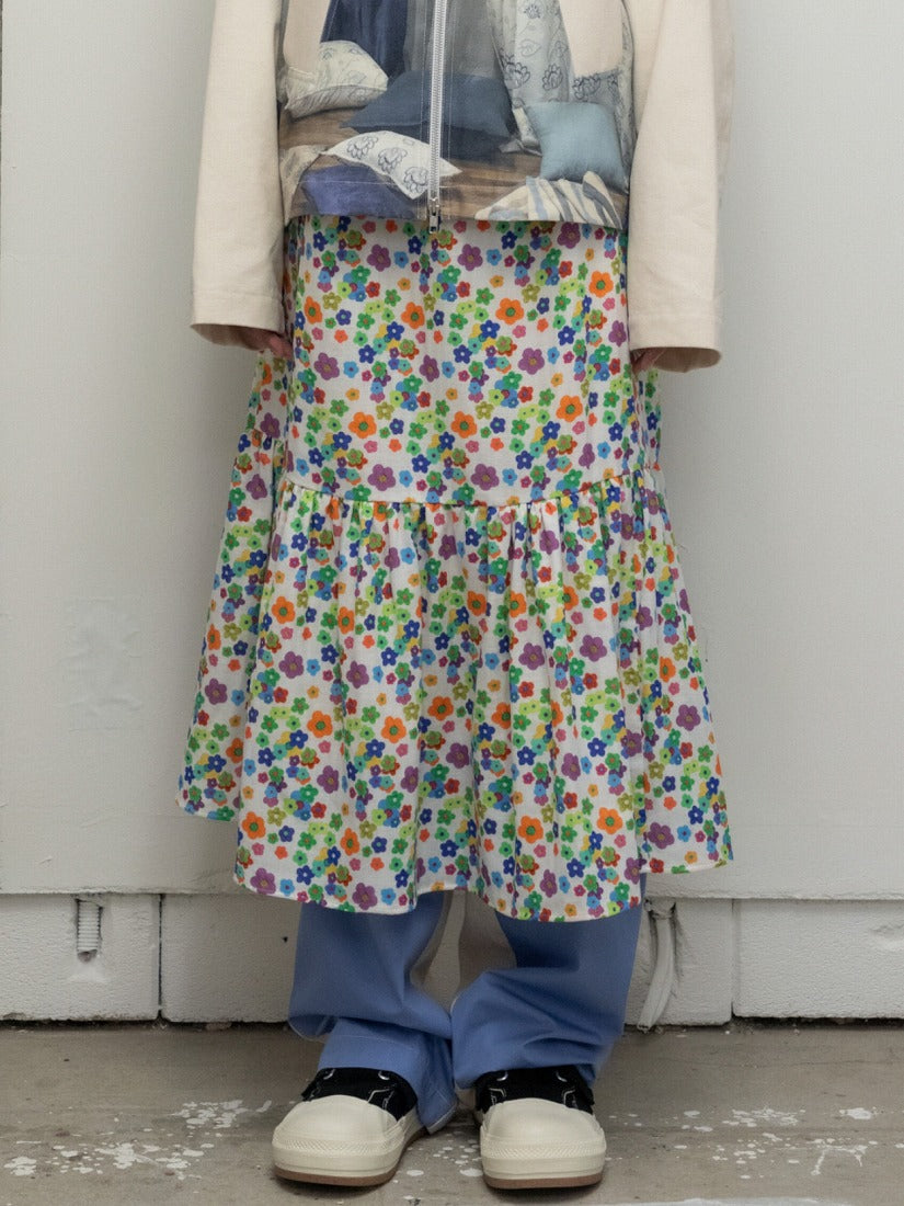 《WATARU TOMINAGA》Cotton Printed Skirt