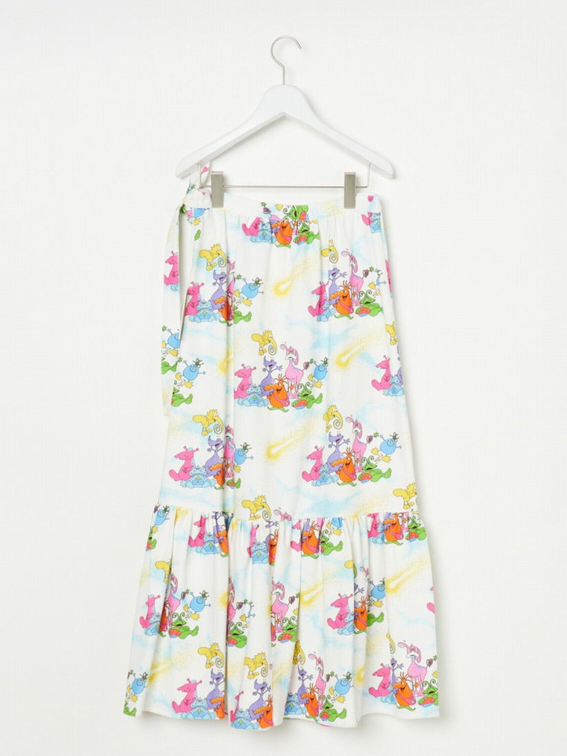 WATARU TOMINAGA》Cotton Printed スカート – H.P.FRANCE公式サイト
