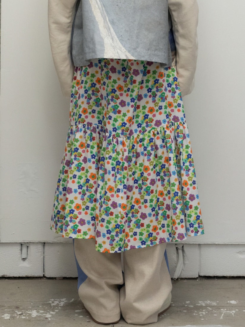 《WATARU TOMINAGA》Cotton Printed Skirt
