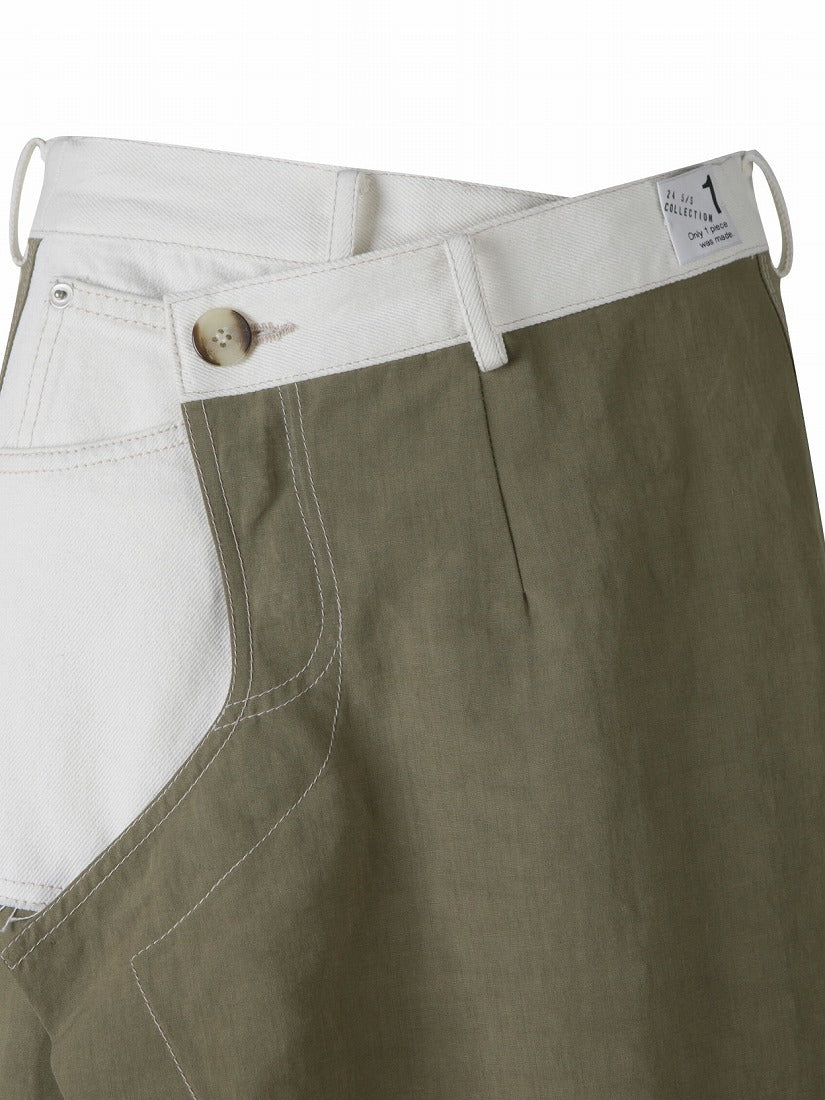 《RE CODE》Pants Detail Overlap スカート
