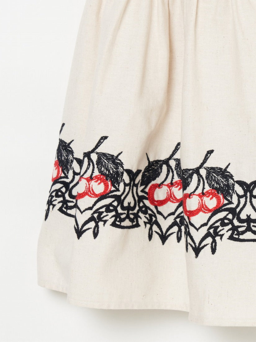 《WATARU TOMINAGA》Cherry Embroidered スカート