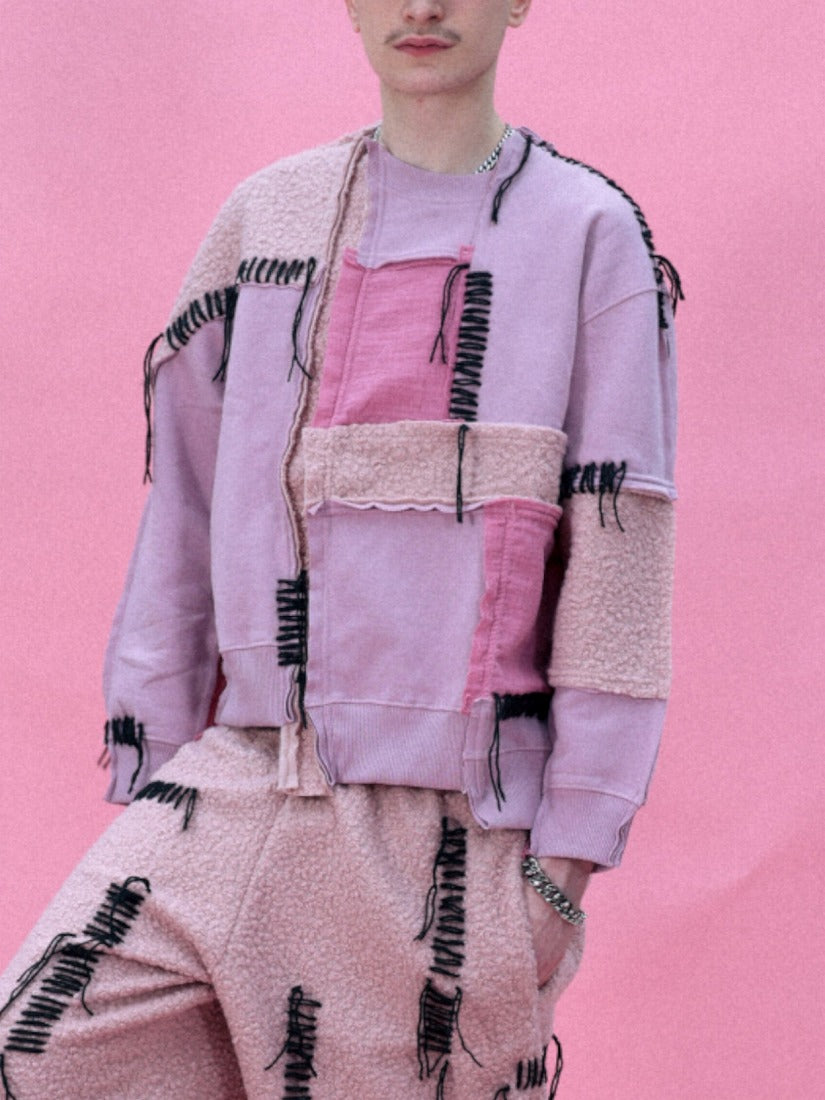 《TYPICAL FREAKS》Pink Stitches スウェットシャツ