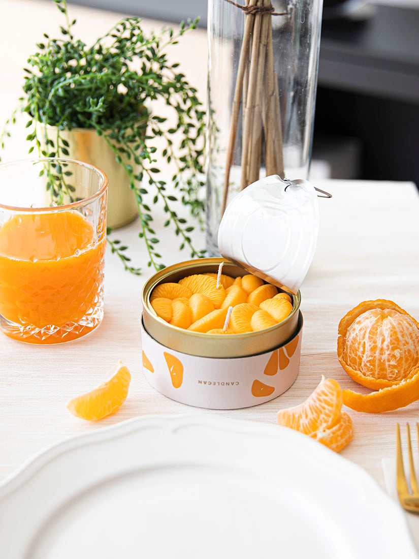 《CandleCan》キャンドル　Peeled Tangerines