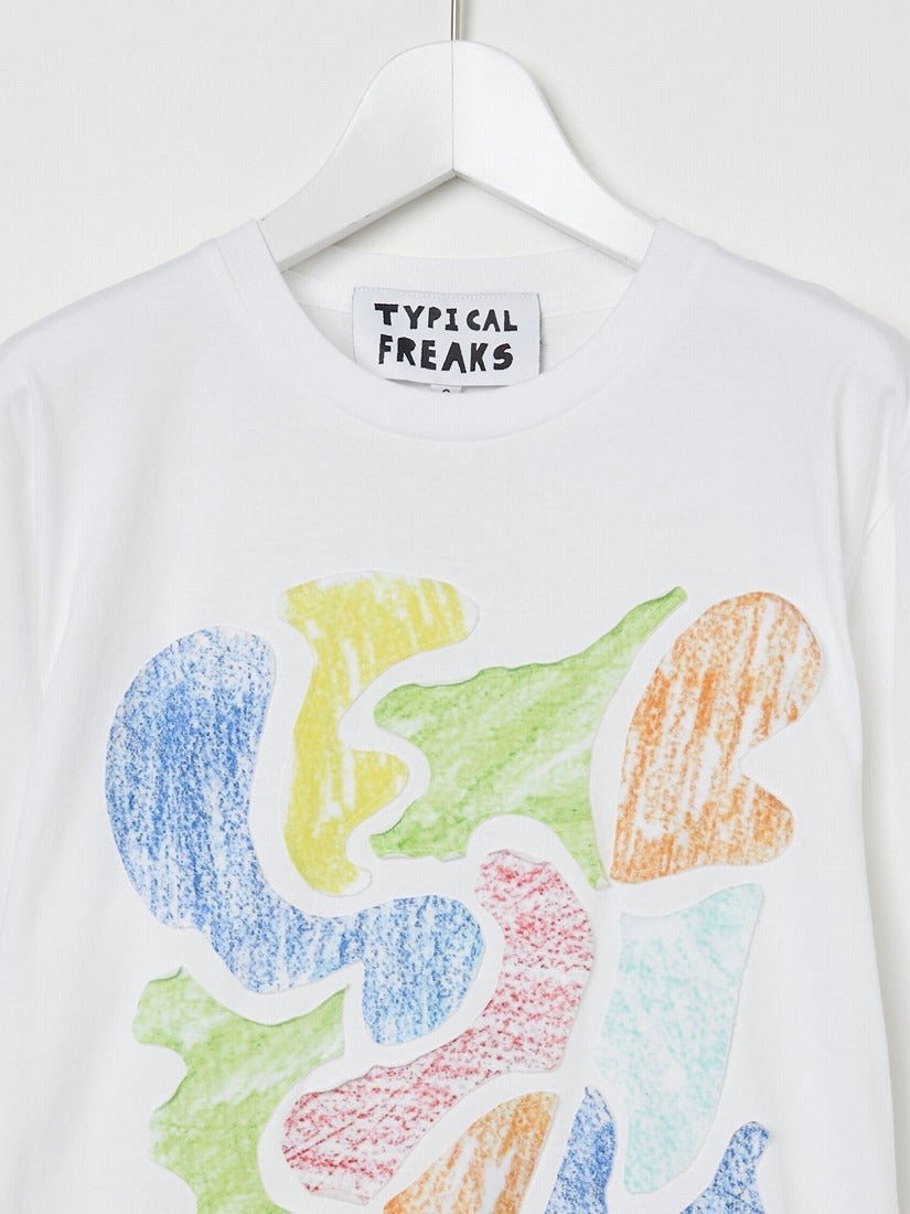 《TYPICAL FREAKS》Pastel Crayon Long Sleeve T-シャツ