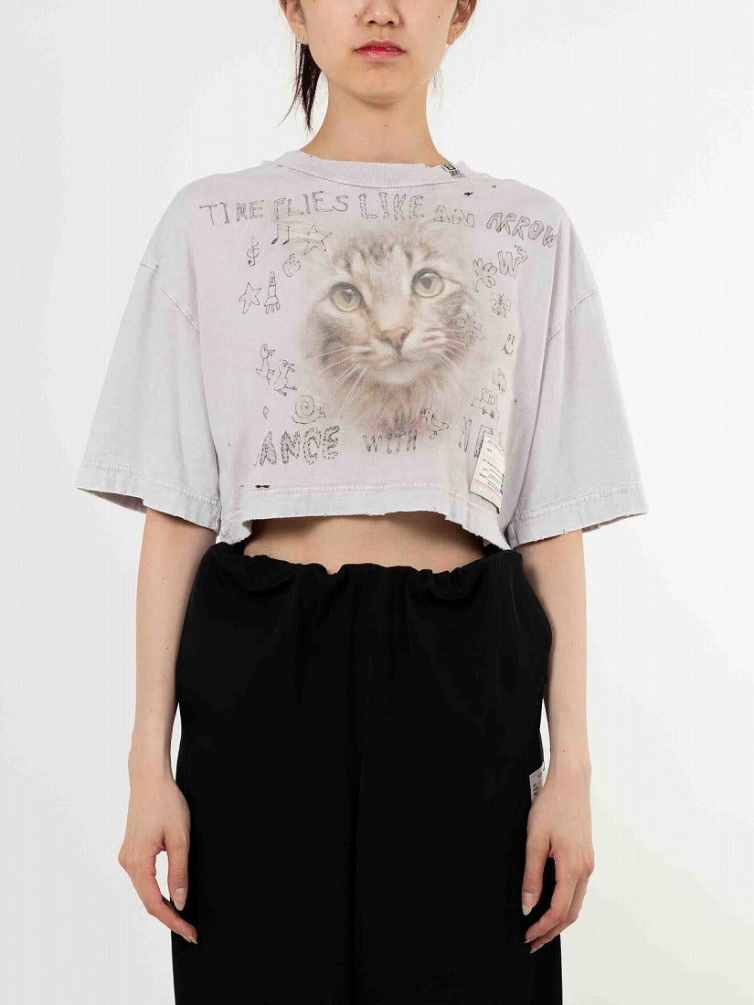 BLEACHED CROPPED Tシャツ