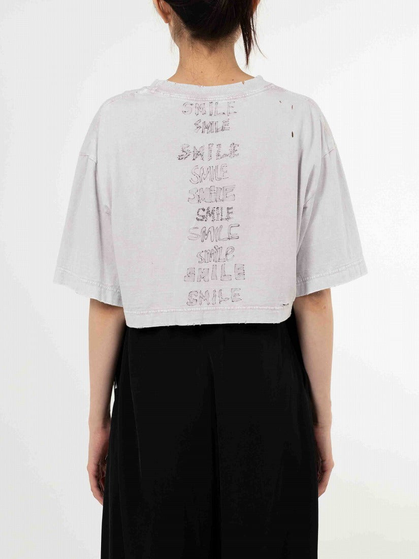 BLEACHED CROPPED Tシャツ