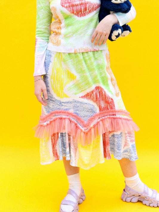 《TYPICAL FREAKS》Pastel Crayon スカート