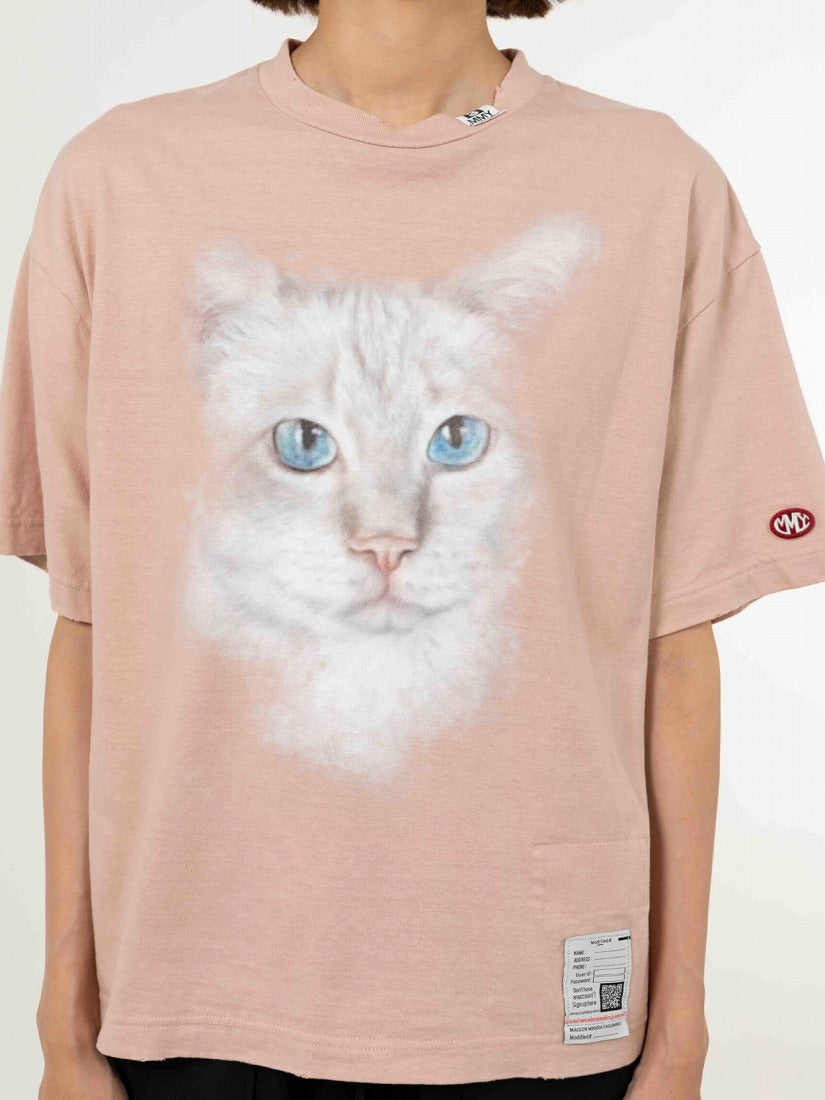 CAT PRINTED Tシャツ