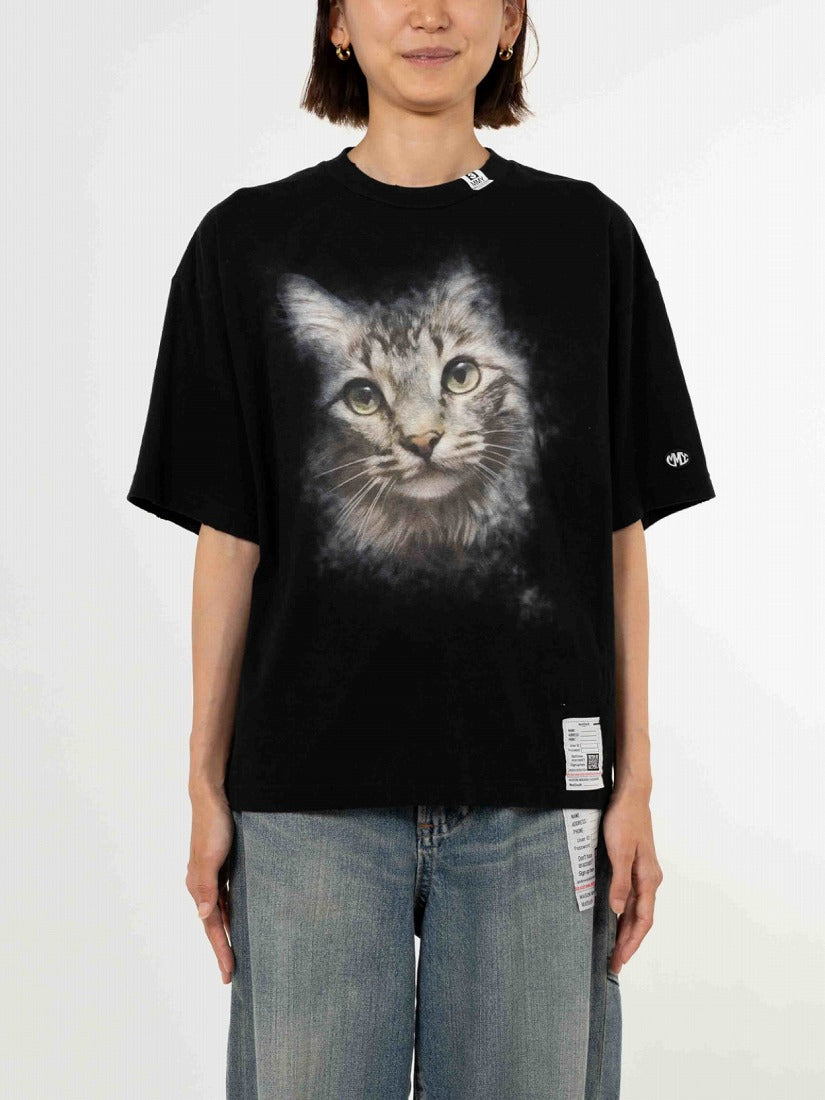 CAT PRINTED Tシャツ