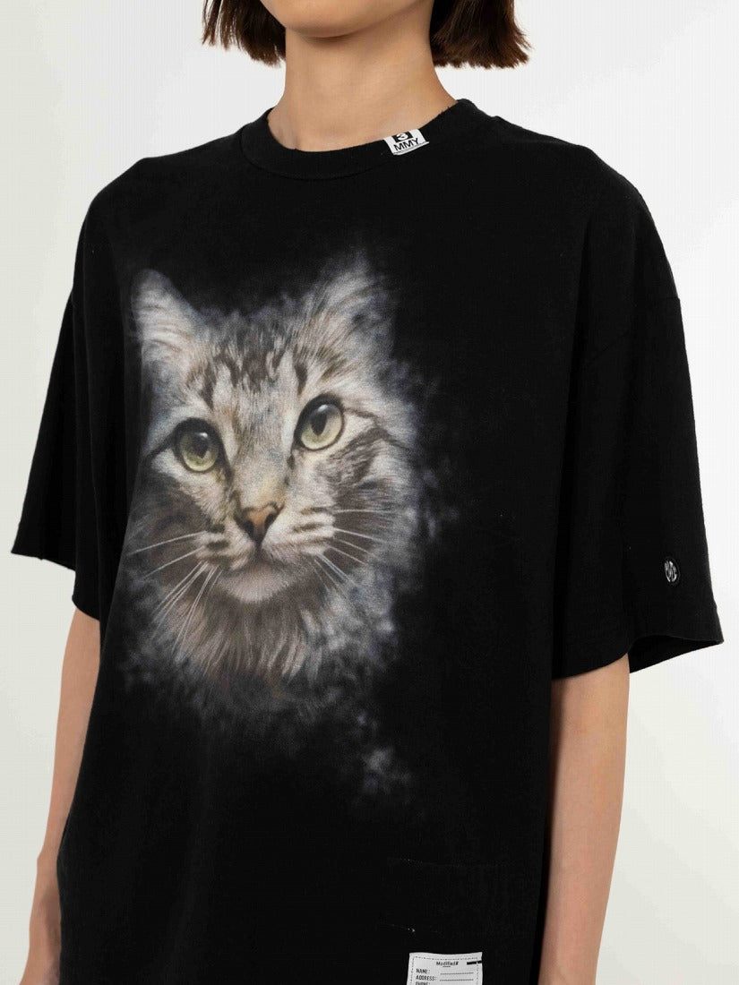 CAT PRINTED Tシャツ