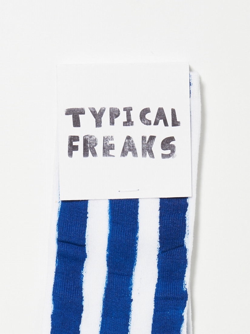 《TYPICAL FREAKS》Blue Stripe ソックス