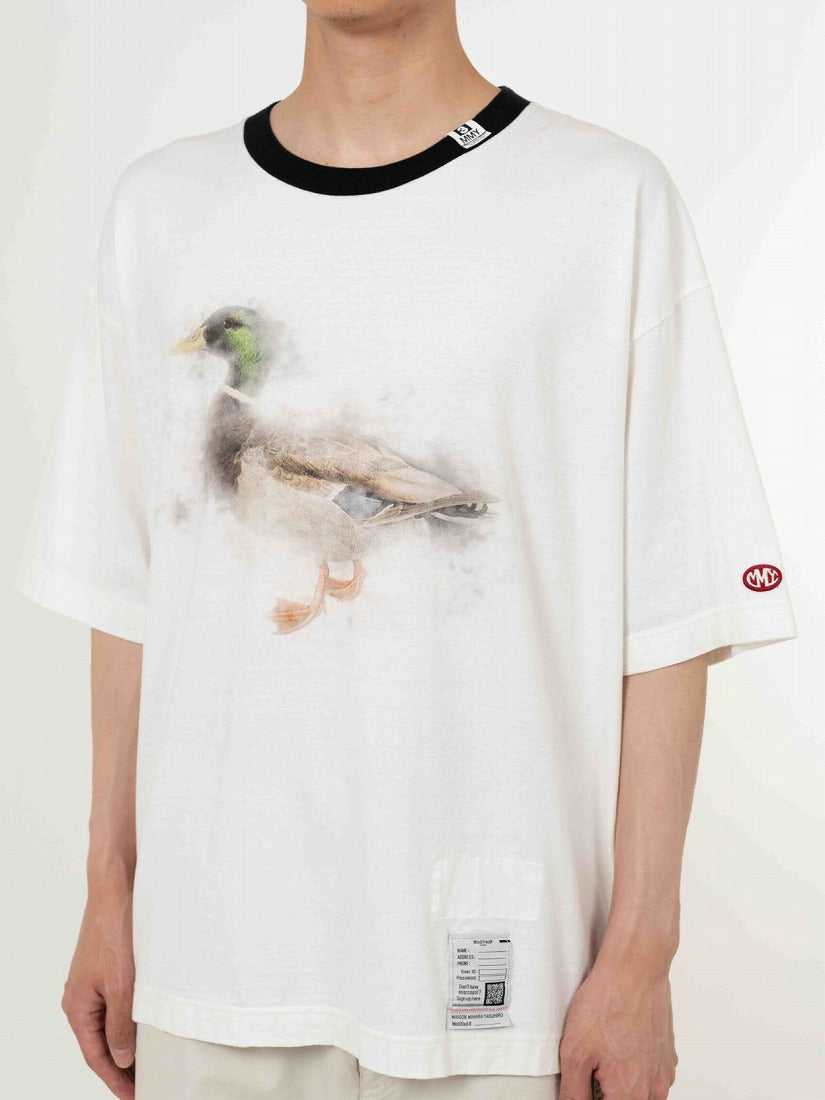 DUCK PRINTED Tシャツ