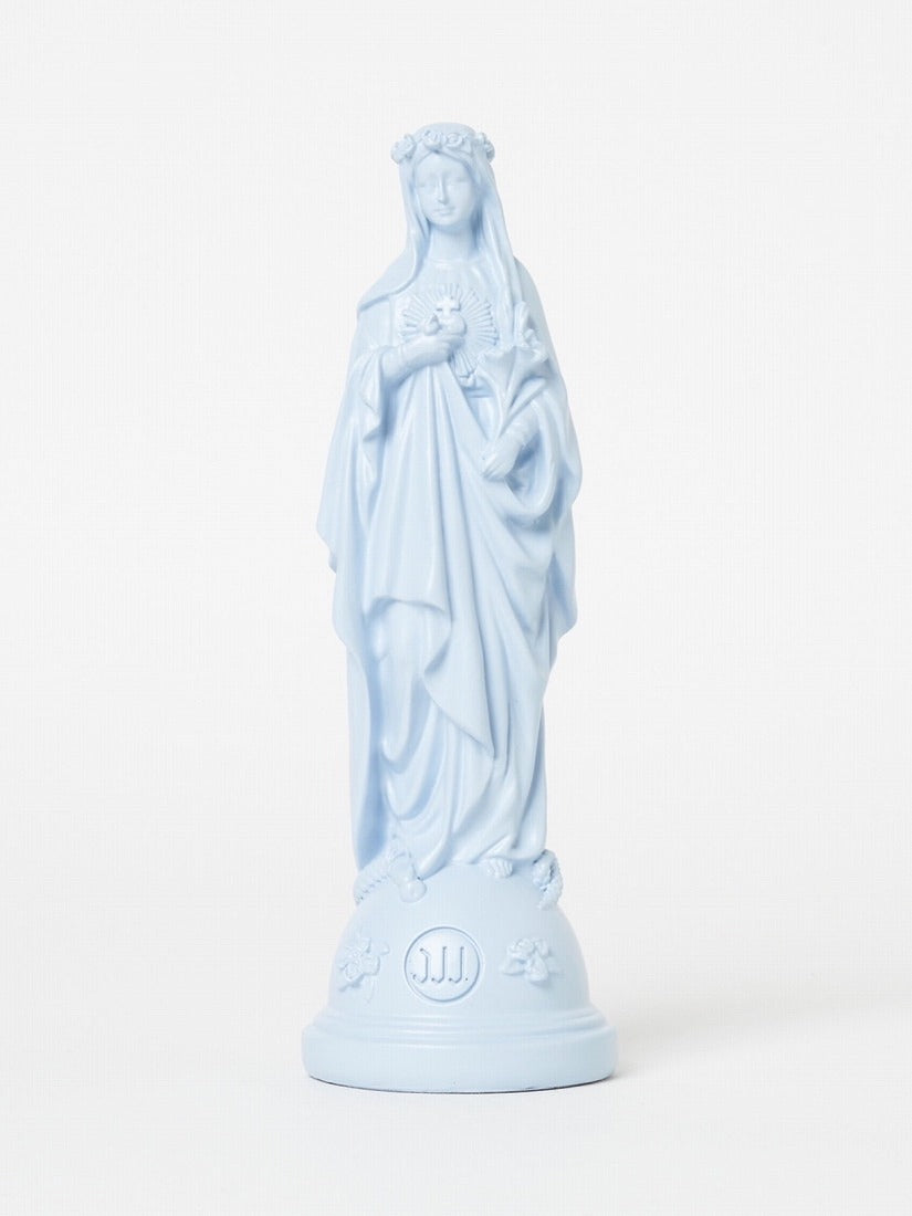 《Jai vu la Vierge》オブジェ Statuette of the Virgin Mary with Flowers