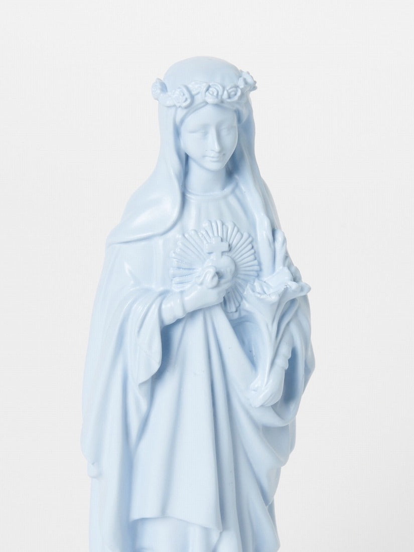 《Jai vu la Vierge》オブジェ Statuette of the Virgin Mary with Flowers