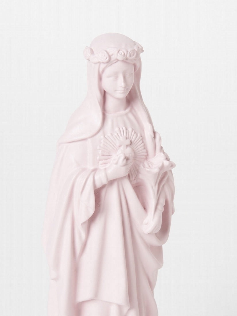 《Jai vu la Vierge》オブジェ Statuette of the Virgin Mary with Flowers