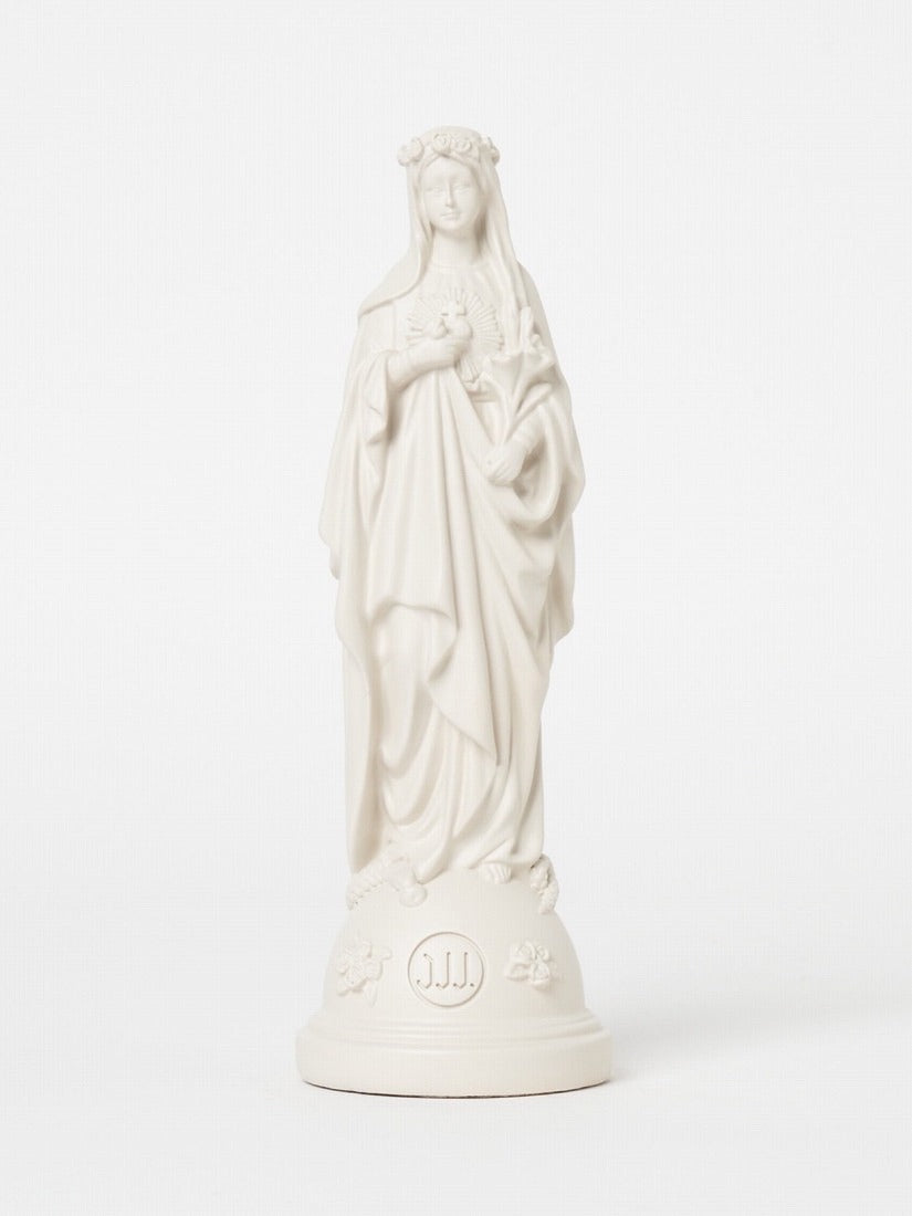 《Jai vu la Vierge》オブジェ Statuette of the Virgin Mary with Flowers