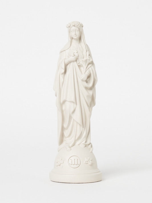 《Jai vu la Vierge》オブジェ Statuette of the Virgin Mary with Flowers