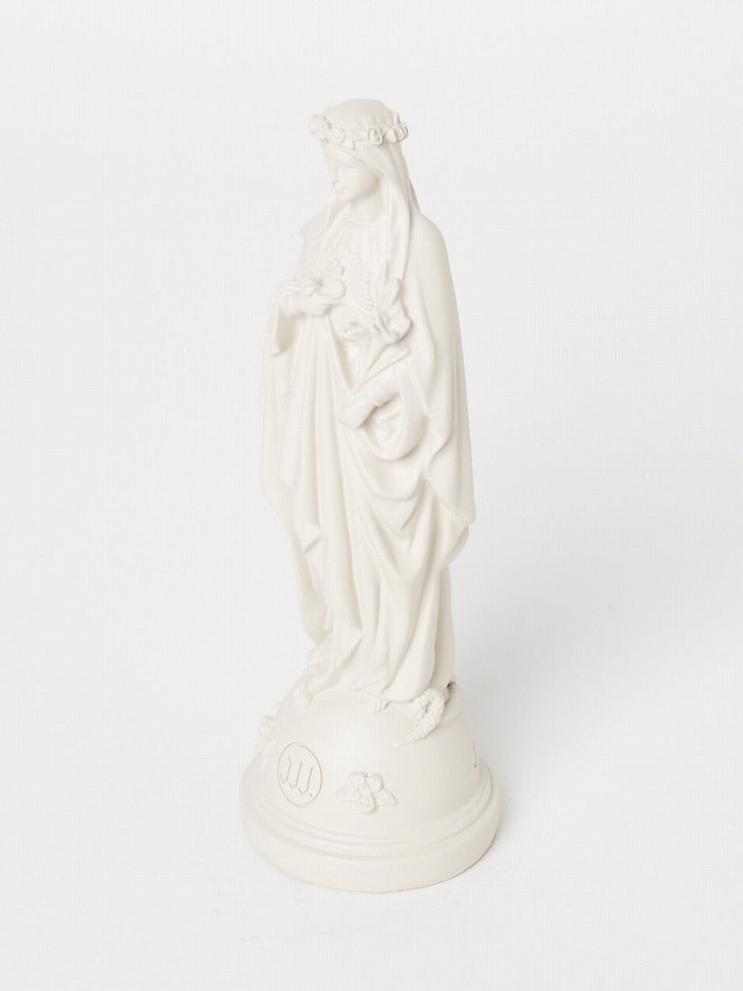 《Jai vu la Vierge》オブジェ Statuette of the Virgin Mary with Flowers