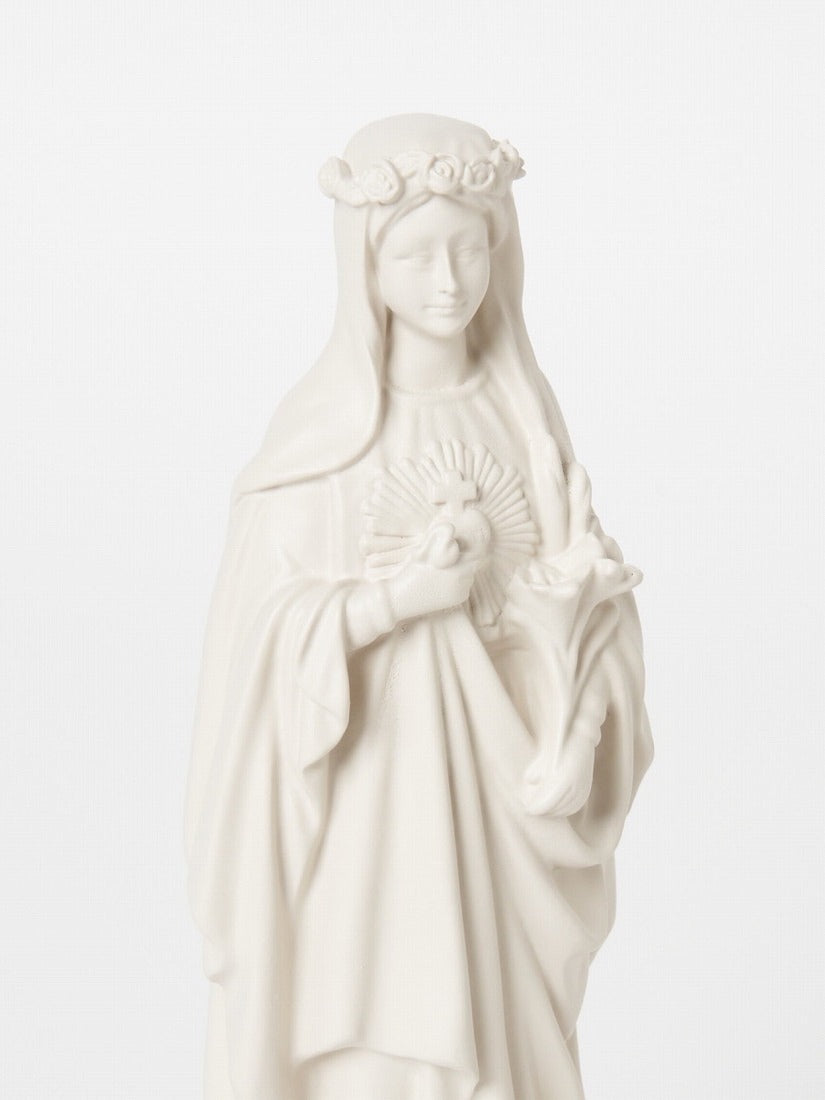 《Jai vu la Vierge》オブジェ Statuette of the Virgin Mary with Flowers