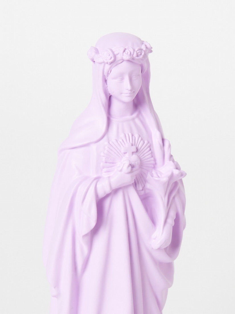 《Jai vu la Vierge》オブジェ Statuette of the Virgin Mary with Flowers