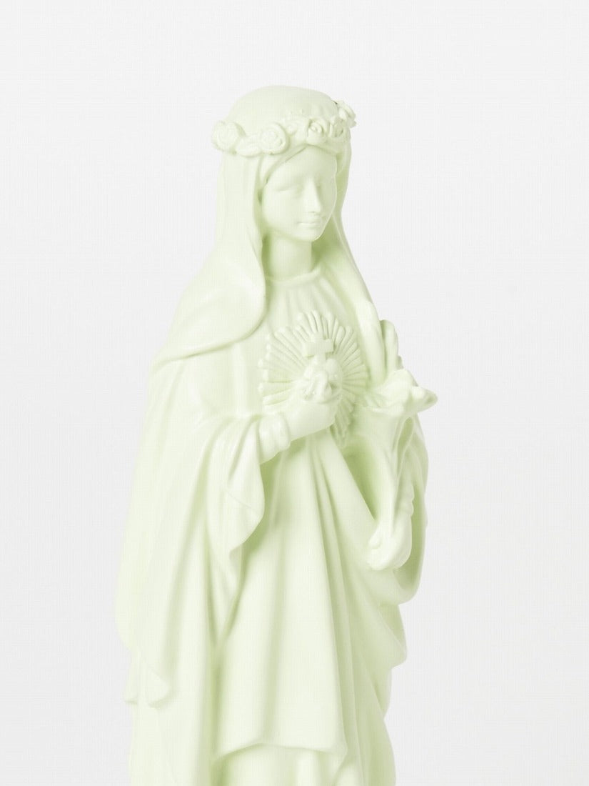 《Jai vu la Vierge》オブジェ Statuette of the Virgin Mary with Flowers