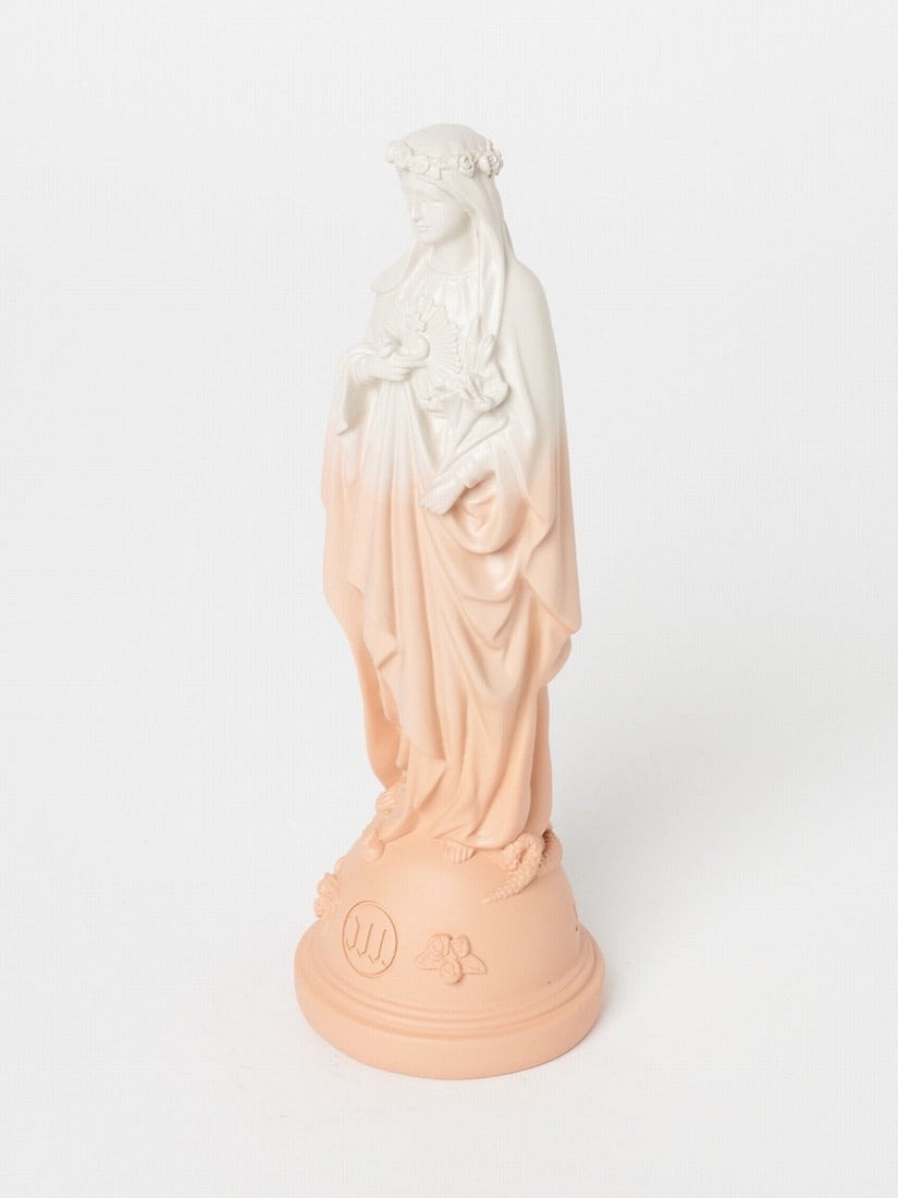 《Jai vu la Vierge》オブジェ Statuette of the Virgin Mary with Flowers