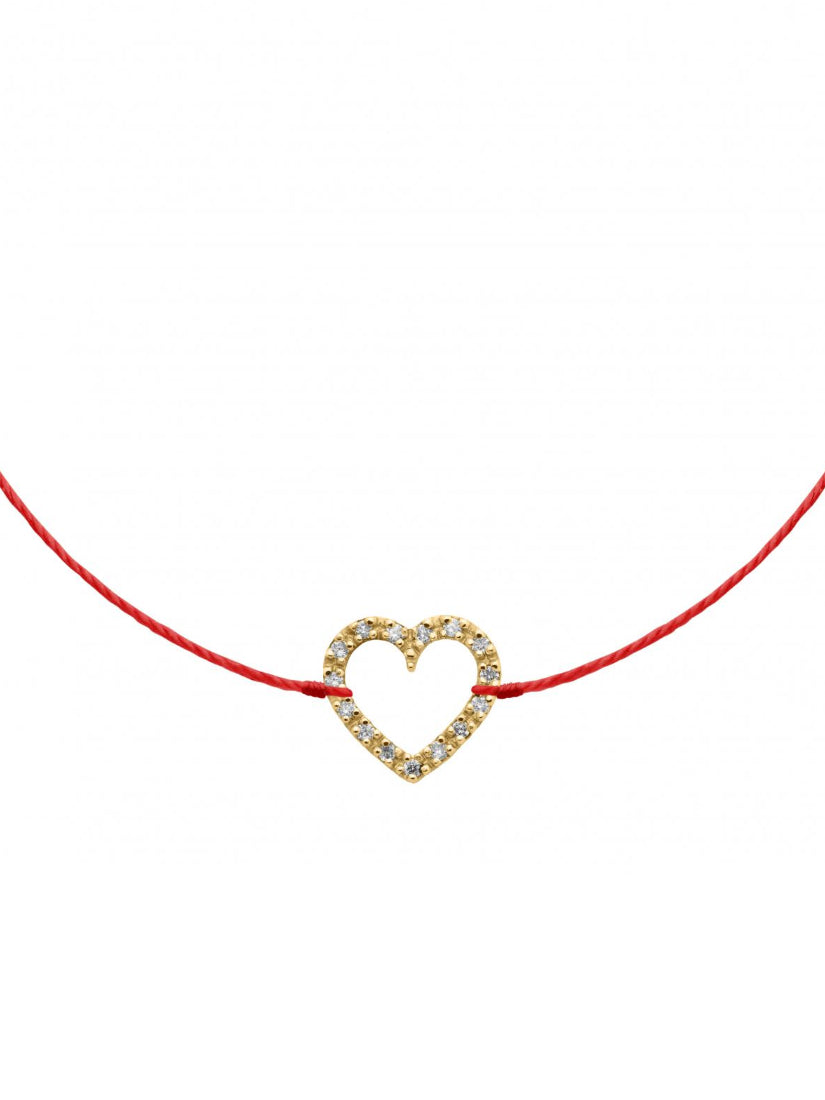 BEAU COEUR PAVE ブレスレット ROUGE