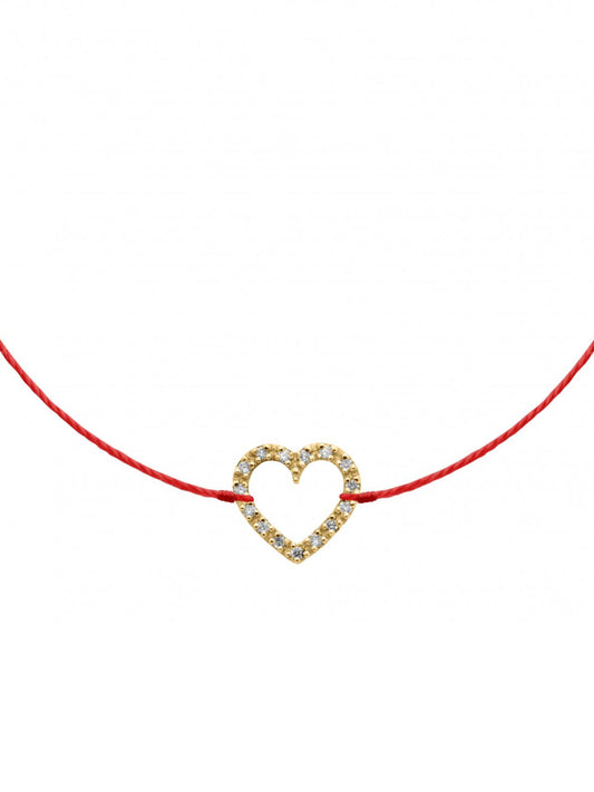 BEAU COEUR PAVE ブレスレット ROUGE