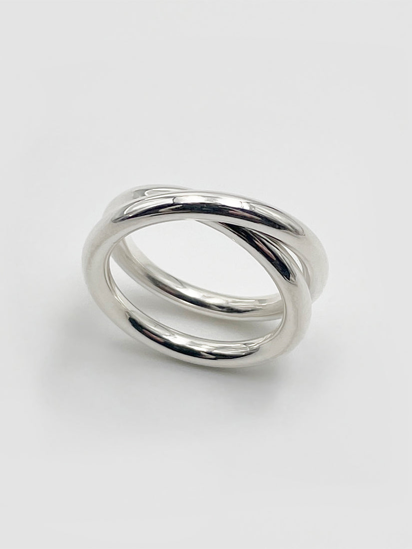 リング 3.0 spiral ring silver