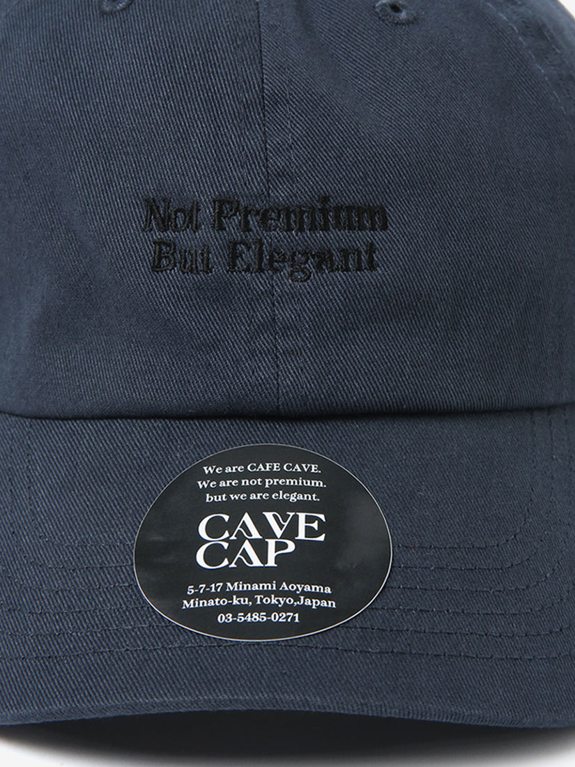 《CAFE CAVE》キャップ Not Premium. But Elegant.