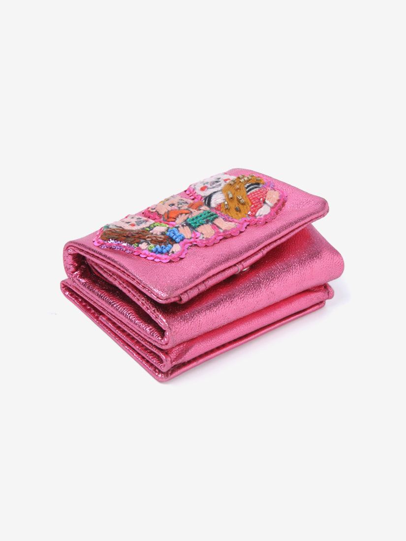 Three little piglet wallet(pink)