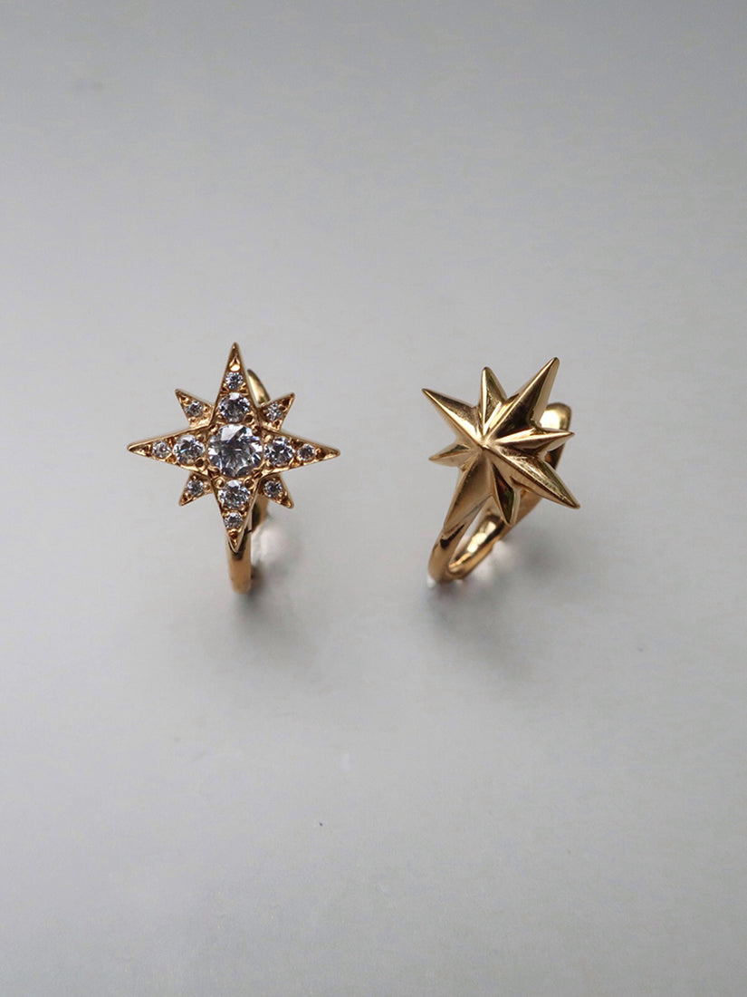 little star earring gold（片耳用）