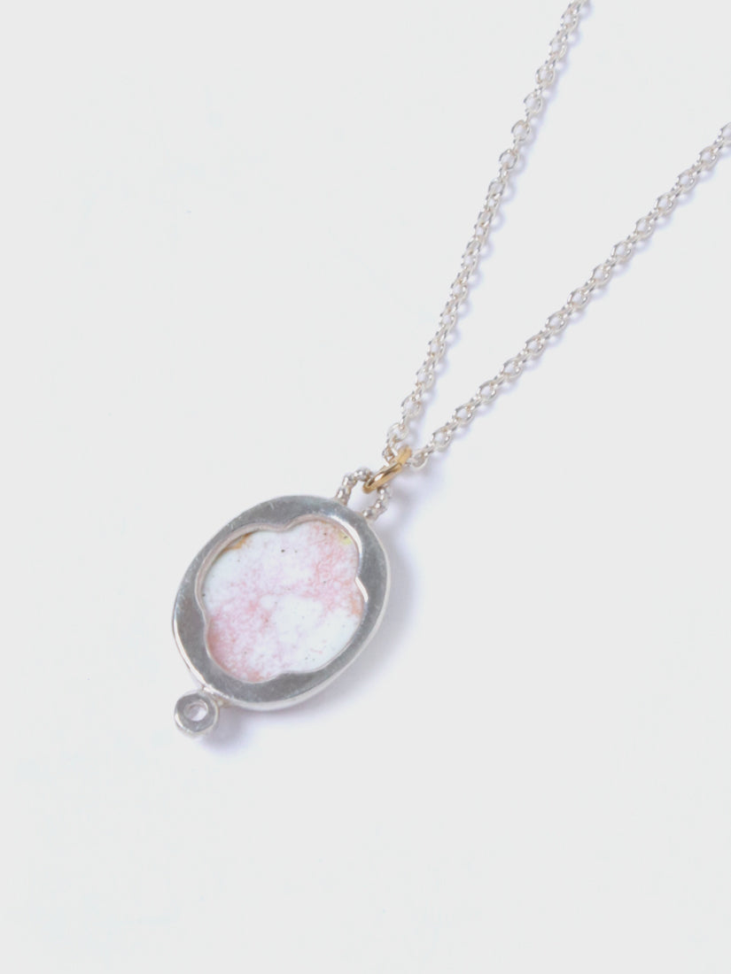 【期間限定/一点物】《Prunier d'or》 ペンダント ジンジャーマン(morganite)