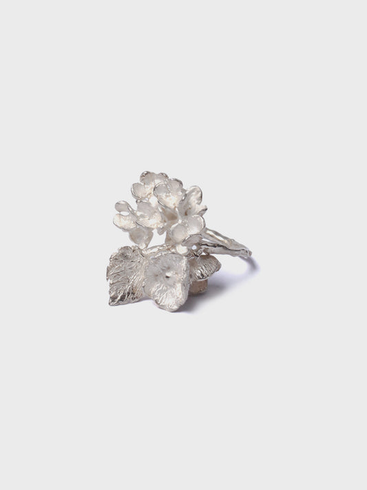 bouquet ring（hydrangea+poppy)