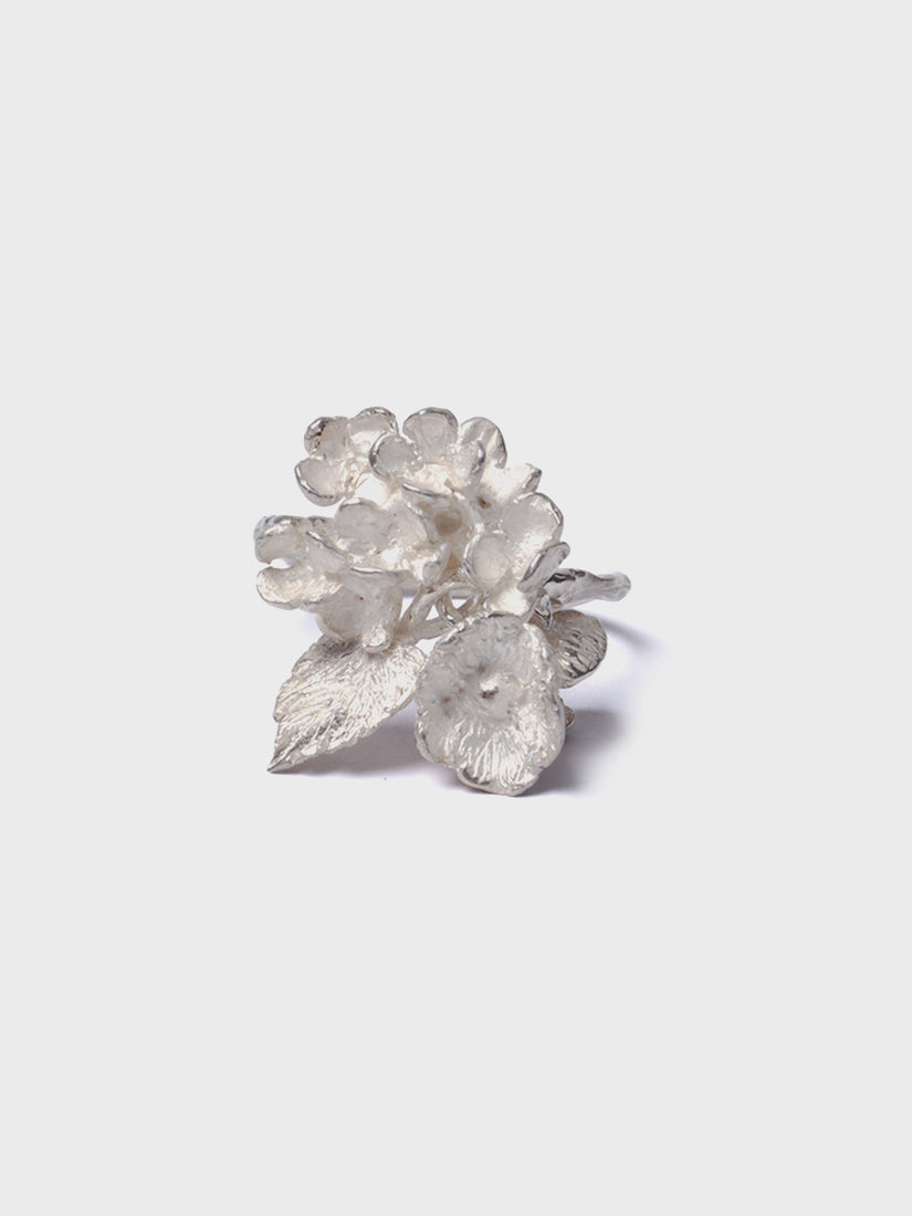 bouquet ring（hydrangea+poppy)