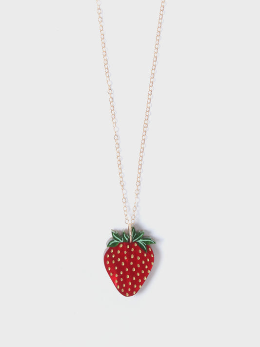 《wolf&moon》ネックレス Strawberry