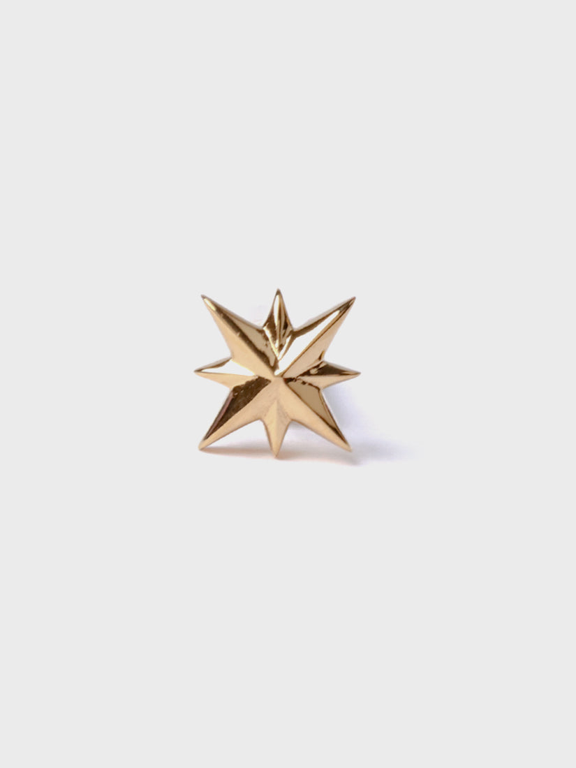 little star pierce gold（片耳用）