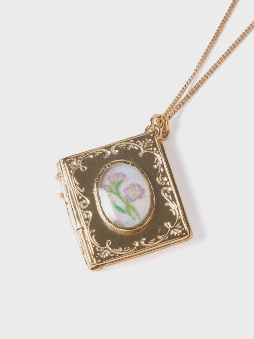 【一点もの】《Manom Jewellery》Your Story Book Locket ネックレス