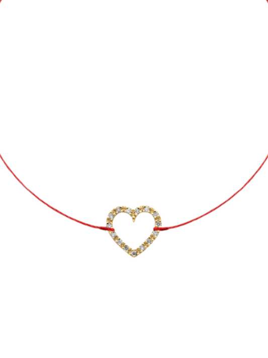 BEAU COEUR PAVE ブレスレット ROUGE