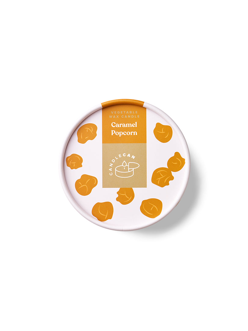 《CandleCan》キャンドル　Caramel Popcorn