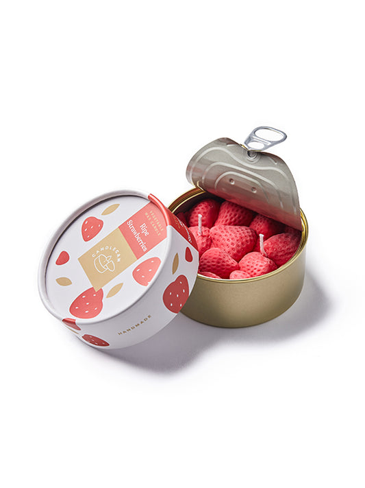 《CandleCan》キャンドル　Ripe Strawberries